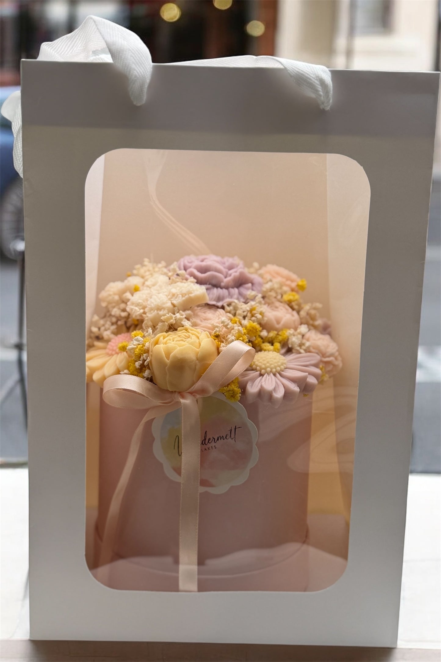 Pastel Bloom Hat Box