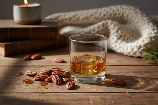 Maple Pecan and Whiskey Lifestyle Photo