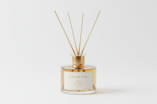 reed diffusor whinlatter edition with a windermelt lakes logo lux edition